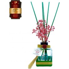Aşk-ı Sermest Toptan Ölümsüz Aşk Çiçek Serisi Lavanta Kokulu 10 x 120 ml küp Şişe Bambu Çubuklu Ortam Kokusu Reed Diffuser Oda Kokusu