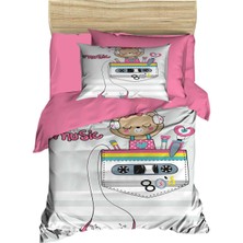 Mira Home Dijital Baskılı 3D Pamuklu Yenidoğan Bebek Nevresim Takımı Enjoy Music