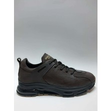 White World Hakiki Deri Ithal Taban Kahverengi Casual Model Bağcıklı Erkek Ayakkabı C-98262353WWORLD