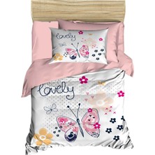 Mira Home Dijital Baskılı 3D Pamuklu Yenidoğan Bebek Nevresim Takımı Lovely Butterfly