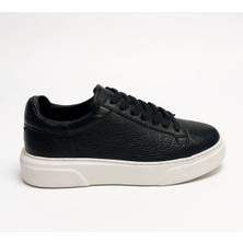 Dosa Shoes Erkek Deri Sneaker Ayakkabı Siyah-Siyah