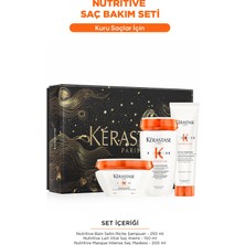 Kerastase Kırık Saç Uçlarını Azaltan Kolay Tarama Sağlayan Besleyici Saç Bakım Seti
