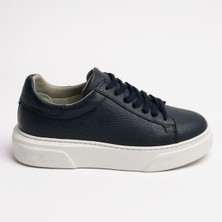 Dosa Shoes Erkek Deri Sneaker Ayakkabı Siyah-Siyah
