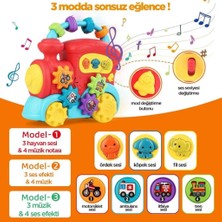 Just Cheap Store Sesli ve Işıklı Sevimli Aktivite Treni