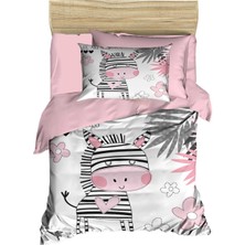 Mira Home Dijital Baskılı 3D Pamuklu Yenidoğan Bebek Nevresim Takımı Baby Zebra