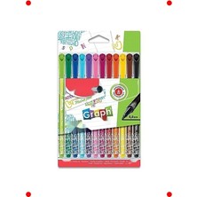 MarkEntegra 12 Renk Canlı Keçeli Kalem Seti