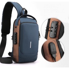 Matmel Powerbank Destekli Erkek Ön Göğüs Çantası