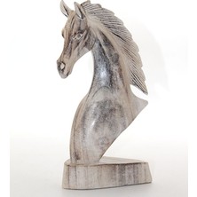 Matmel Ahşap At Büstü 25 cm