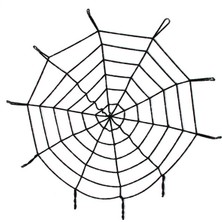 Matmel Halloween Cadılar Bayramı Örümcek Ağ Dekor Siyah