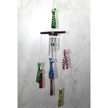 Matmel Ahşap Zürafalı Rüzgar Çanı