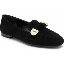 Dosa Shoes Kadın Sivri Burun Babet-Siyah