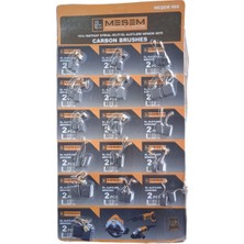 Meşem Matkap Spiral Hilti Kömür Seti 16 Parça 960