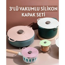 Matmel 3'lü Vakumlu Silikon Kapak Seti