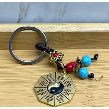 Matmel Metal Renkli Yin Yang Anahtarlık