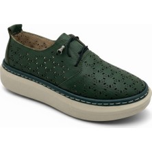 Dosa Shoes Kadın Ortapedik Deri Ayakkabı-Taba