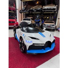 Poyraz Akülü Bugattı 12V Akülü Araba(Özel Plaka)