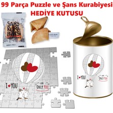 E-Hediyeci Sevimli Hediyelik, Sevgiliye Hediye, Ilginç Hediye - Puzzle Hediye Kutusu - Sevgiliye Hediye, Ilginç Hediye Kutusu, Kız Arkadaşa Hediye, Kişiye Özel Hediye, Romantik Hediye Seti, 14 Şubat Hediyesi, Ka