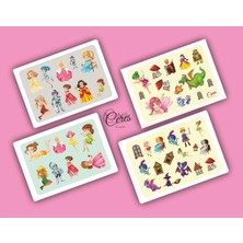 Ceres Studio Fairytale Etiket Sticker 46 Adet Etiket 4 Sayfa 9X13CM