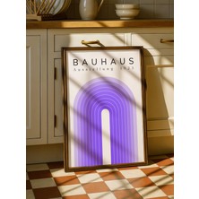 Fuart.Co Bauhaus Mor Kemer Dijital Baskı Poster (Çerçevesiz) BHFU