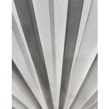 Groster Spor Naturel Bambu Ttm Şantuk Zemin 1x3 Sık Boru Pile Ütü Istemeyen Tül Perde