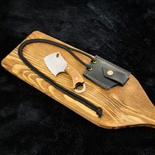 Thorvit Kök Ceviz Saplı Mini Satır , Boyun Askılı Kamp Satırı , Deri Kılıflı Mini Satır , Hediyelik Mini Kamp Satır