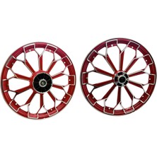 Matrix Cg Uyumlu Yeni Nesil Kırmızı Örümcek Jant Takımı - Ön Arka Set