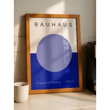 Fuart.Co Lacivert Bauhaus Dijital Baskı Poster (Çerçevesiz) BHFU