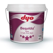 Dyo Beşyıldız Plastik Iç Cephe Boyası 10 kg Yeni Beliz