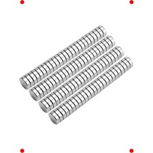 MarkEntegra Neodim Disk Mıknatıslar 5X1MM - Çok Amaçlı 100 Adet