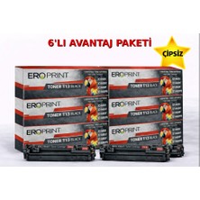 Ero Print Canon i-SENSYS X1440P Çipsiz Muadil Toner - 3000 Sayfalık - 6'lı Avantaj Paket