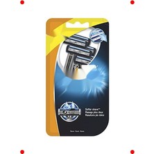 MarkEntegra 6'lı Erkek Tıraş Bıçağı Seti - Oynar Başlık, 3 Bıçaklı