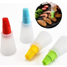 Biyomak® Silikon Pompalı Hazneli Yağ Sos Yumurta Fırça Barbekü Izgara Ölçek