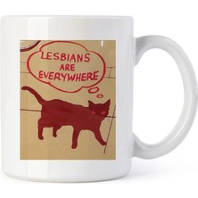 Katre46 Cbt Lesbians Are Everywhere Detaylı Baskılı Kupa