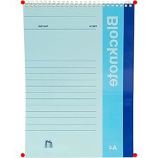 MarkEntegra Canlı Renk A4 Çizgili Bloknot, 80 Yaprak