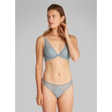 Calvin Klein Açık Gri Kadın Tanga 000QF8093E Ck Women