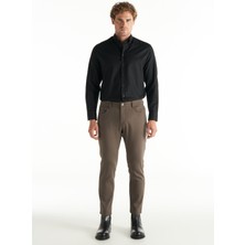 Ted Baker Normal Bel Slim Paça Slim Fit Haki Erkek Pantolon TBMRTR1016