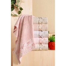 Fiesta Bambu 30X50 cm Süzine Bürümcük 3 D Nakışlı 6 Lı Mutfak Havlusu