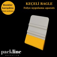 Packline Marketing Cam Filmi Folyo Uygulama Aparatı Keçeli Ragle 1 Adet 10,3 x 7,4