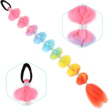 Bigelal Örgülü Aksesuarlı Lastikli At Kuyruğu / ACM16