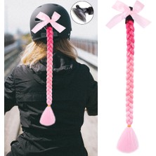 Bigelal Motosiklet Kaskı Simli Örgülü At Kuyruğu / ACM10S