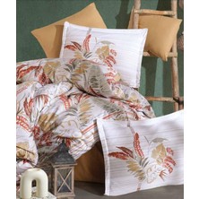 Bigelal Ranforce Nevresim Takımı Çift Kişilik Oliva V1 Hardal