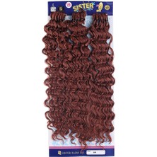 Bigelal Afro Dalgası Saç / Kızıl Bakır 350