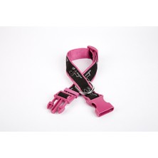 Bigelal Köpek Desenli Dokuma Köpek Boyun Tasması 3 cm x 36-60 cm Mor