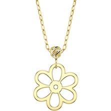 Hakan Mücevherat Papatya 14 Ayar Altın Kolye