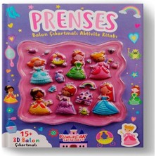 Bigelal Prenses Balon Çıkartmalı Aktivite Kitabı