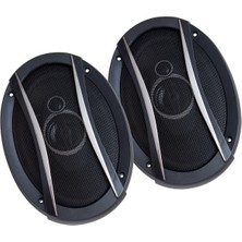 Pazarcan Leone HR-6935TW 1250 Watt 6 x 9 Kapaklı Çiftli Takım Oval Hoparlör