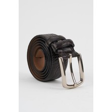 Alexander Gardi Alexandergardi Erkek Doku Detaylı Hakiki Deri Kemer (E24-KEMER-25-MN)