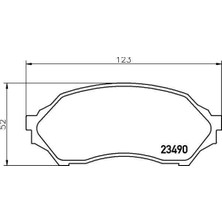 Ölmez Oto Yedek Parça Dısk Balata MAZDA-323 On 08/98 GDB3193