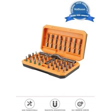 Hsc Bilişim Profesyonel Tornavida Seti 40 Parça Çok Uçlu Kapsamlı Tamir Seti Gri