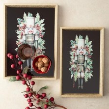 CINARSTORE Concept Christmas Female Edition Dekoratif Tepsi 25 x 40 cm